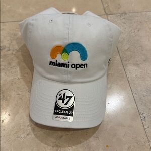 New Miami Open 2025 white Color Tennis Hat - Rare Exclusive
47 clean up